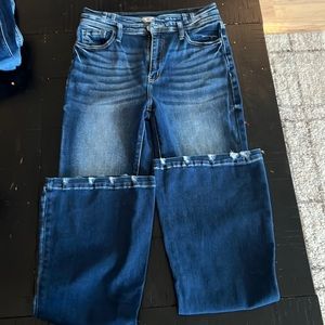 Size 29 high waist flare dark was